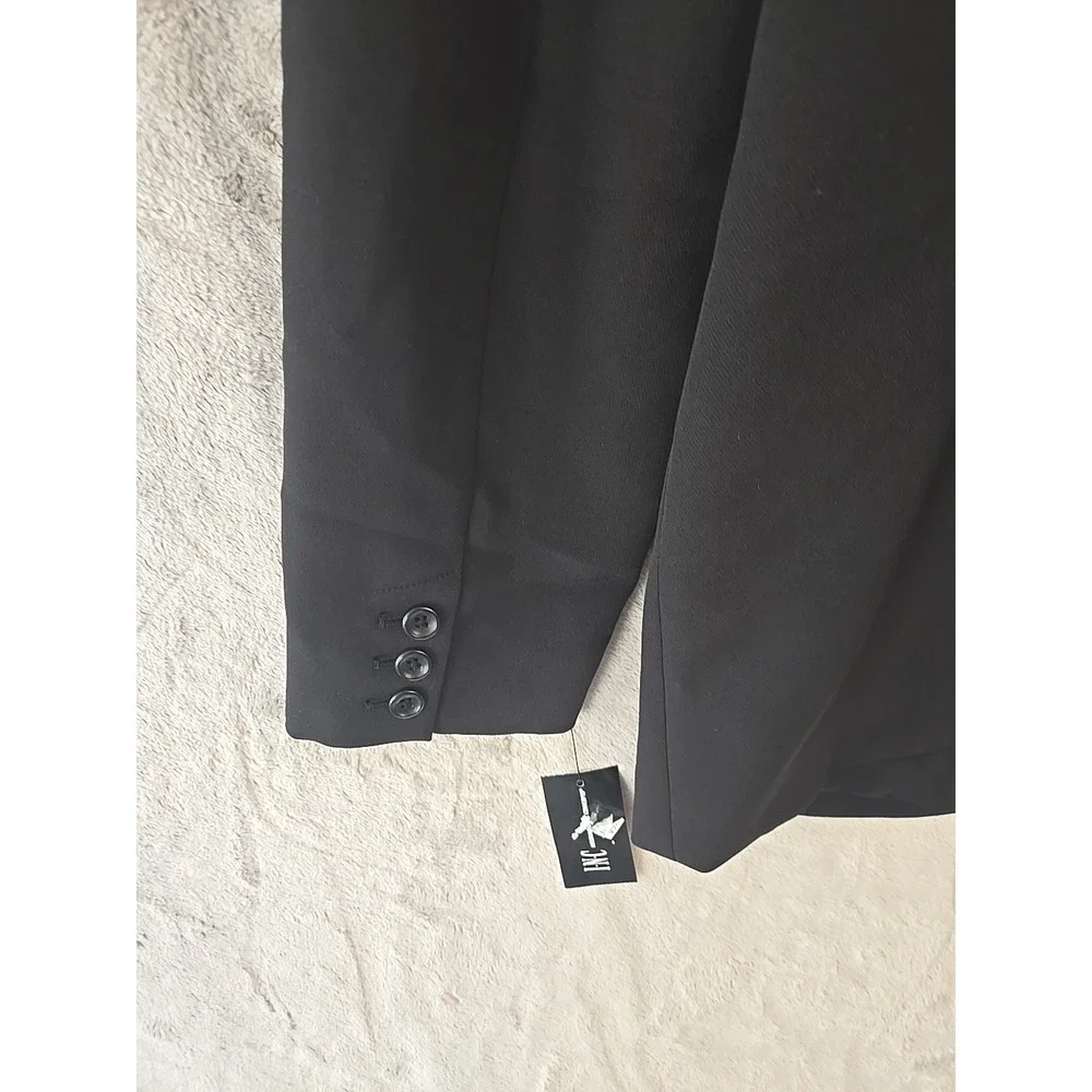 I.N.C. International Concepts Women's Menswear Blazer Black Sz XL